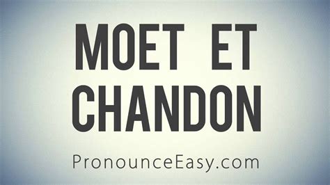 How to pronounce Moët .